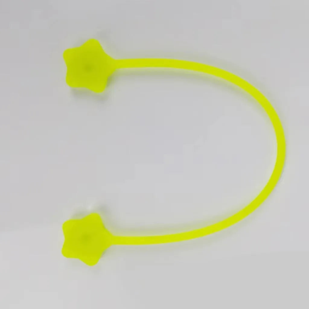 Silicone magnet wire winder organiser clip in various colours for cable management