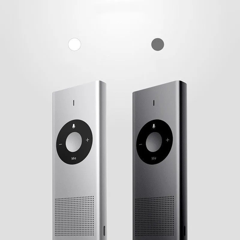 Xiaomi AI Translator portable voice translation device in Deep grey colour on a table