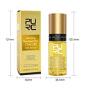 50ml yellow bottle of hair repair essential oil for curly and damaged hair.