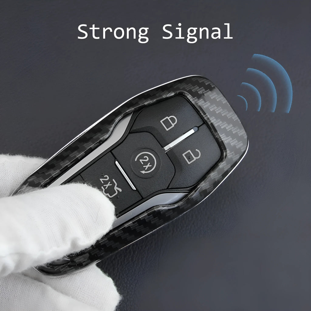 Plastic protective shell for a car key remote, shown in two colour variations