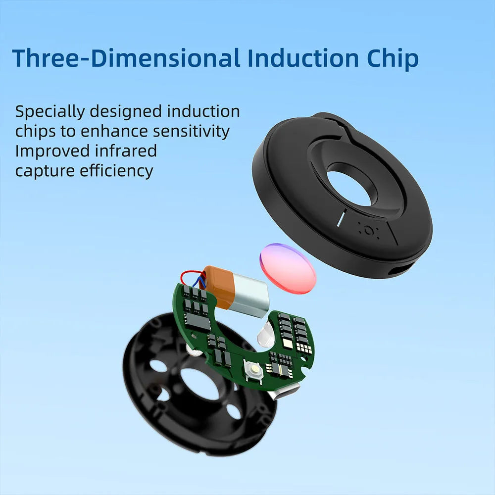 Compact infrared camera detector device for finding hidden surveillance cameras