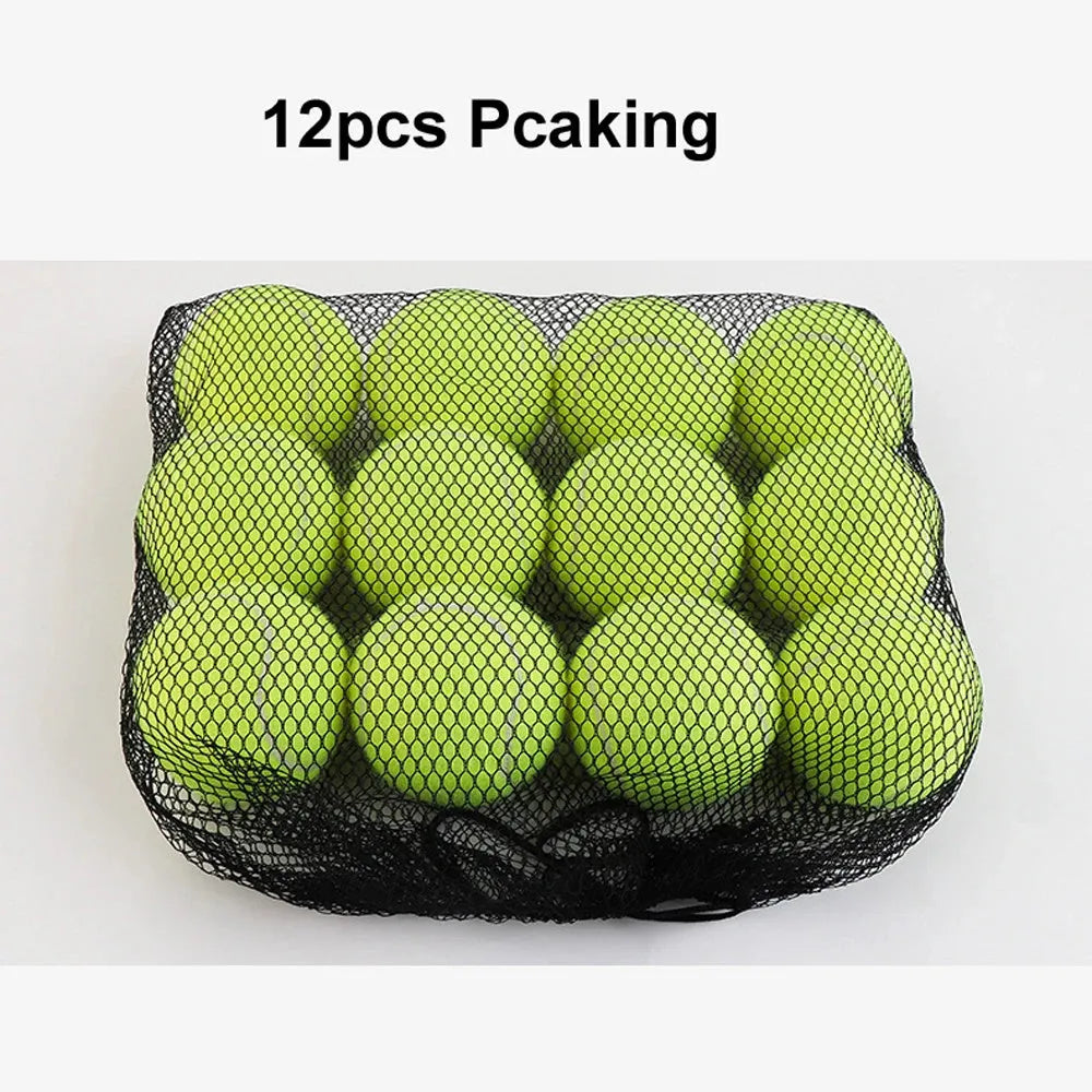 6.3cm bright coloured rubber dog tennis ball for bite-resistant fetch play