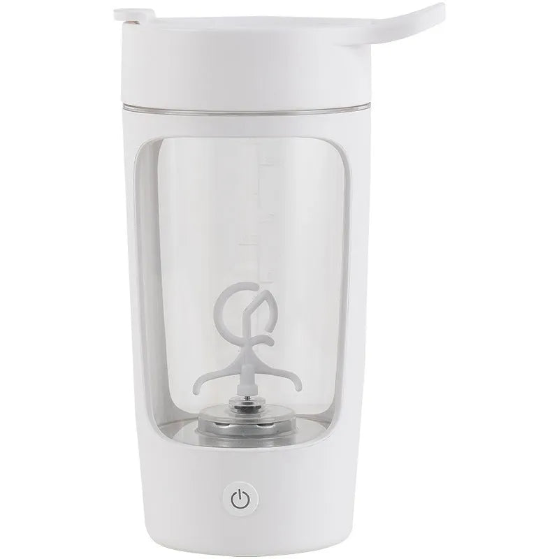 Portable rechargeable blender with 650ml capacity cup in black, blue, pink or white colours
