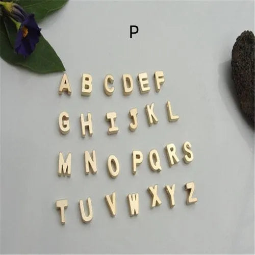 Peach heart shaped letter necklace pendant in gold or silver alloy jewellery