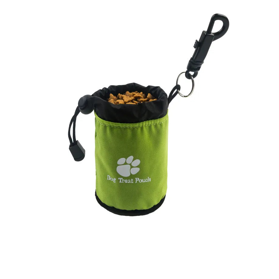 Mini nylon pet training snack bag in solid colour options