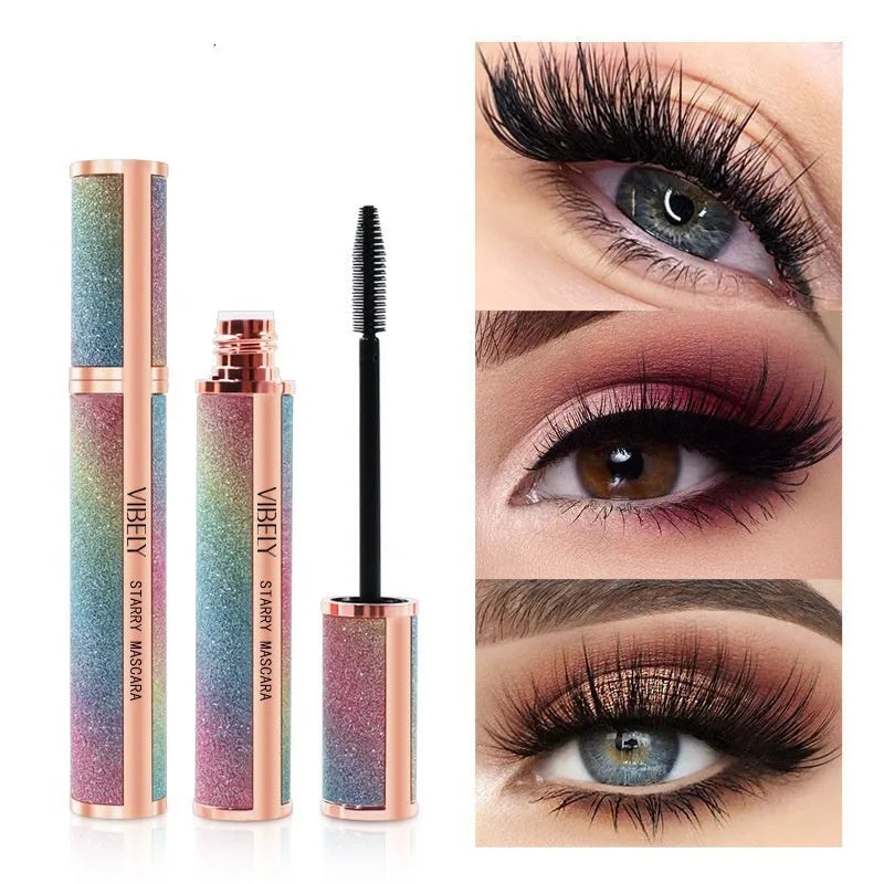 Black 4D waterproof mascara with English packaging for export sales
