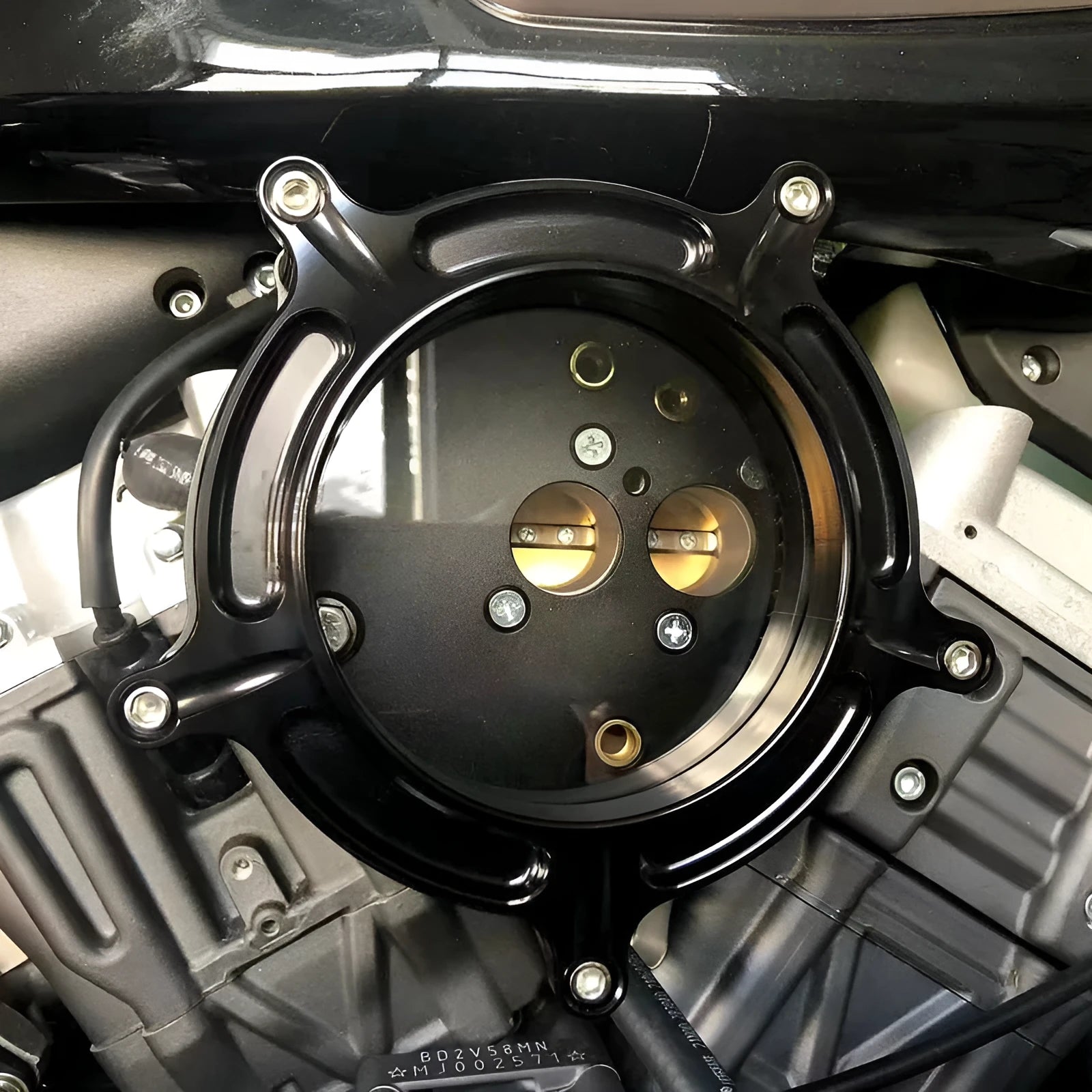MP09-JJL aluminium motorcycle air filter for 300cc bikes in various colour options