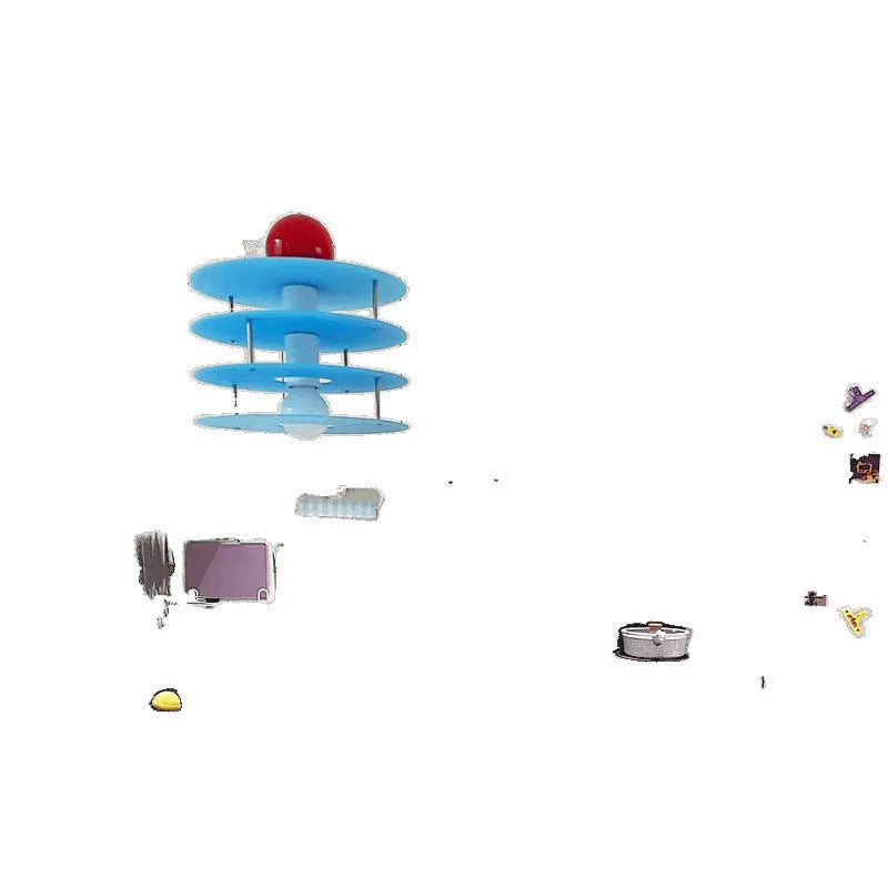 PH5 chandelier in frosted white, blue or orange for restaurant lighting with 110-240V voltage compatibility