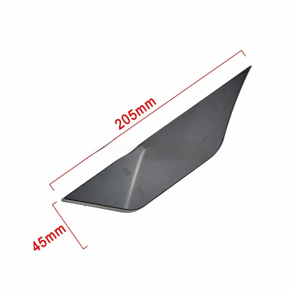 Black ABS carbon fibre side fender light for Honda Civic 10th Gen with yellow LED flowing water sequence