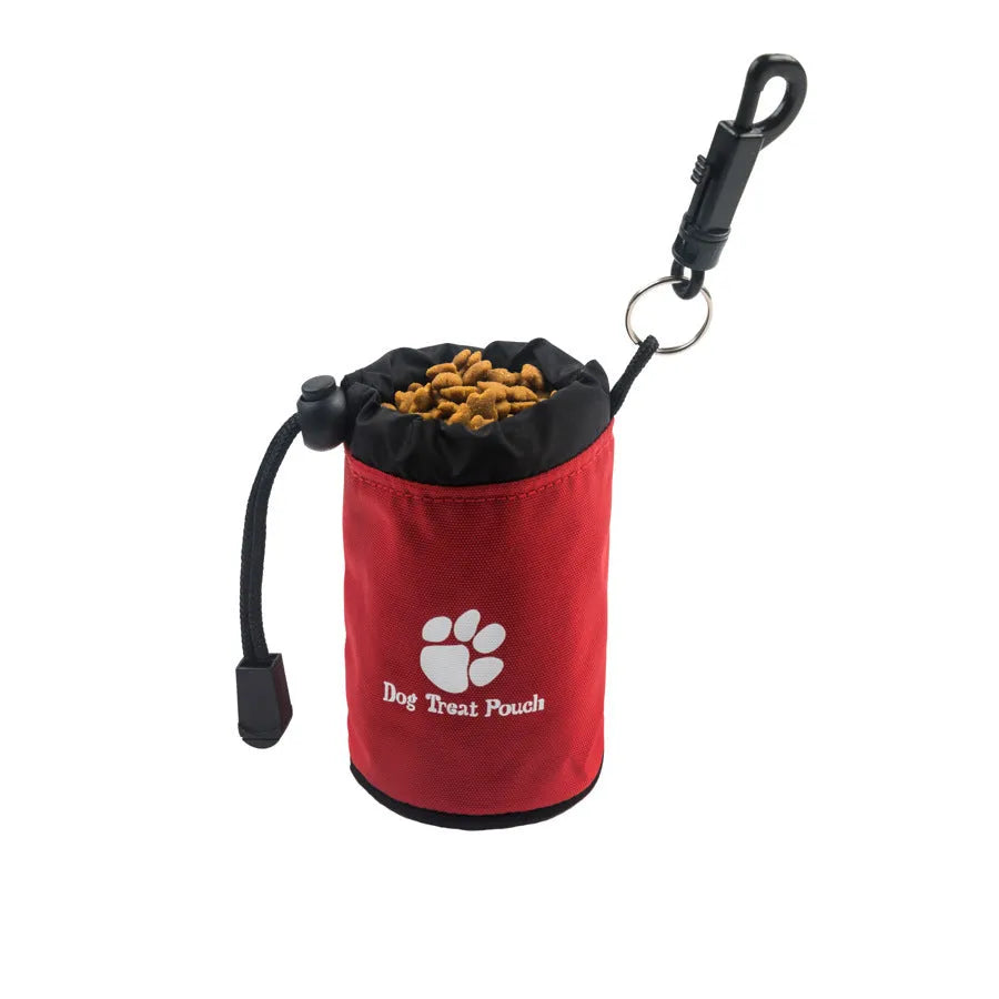 Mini nylon pet training snack bag in solid colour options