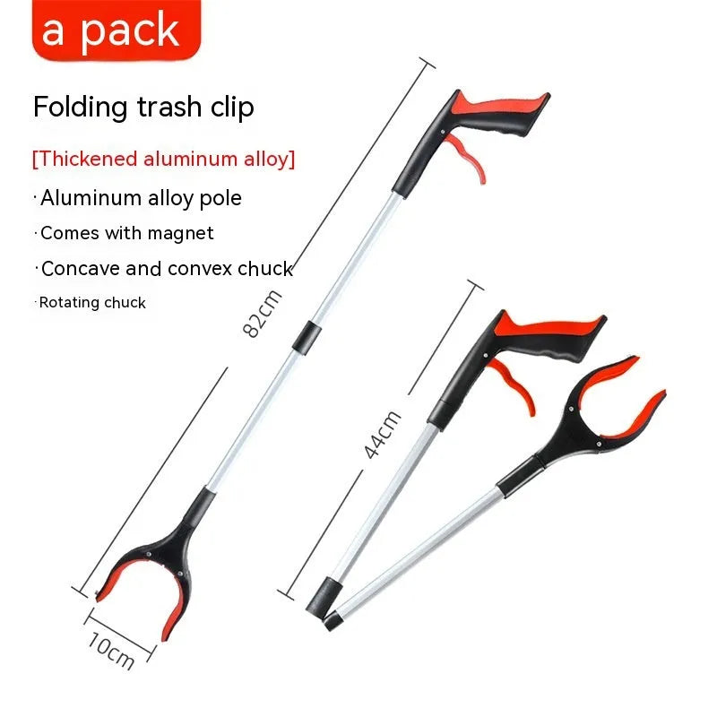 Trash folder artifact sewer pliers in plastic and aluminium alloy with six colour options