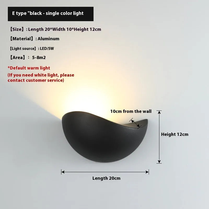 Waterproof IP65 LED courtyard lamp with aluminium alloy shell in Bird's Nest design