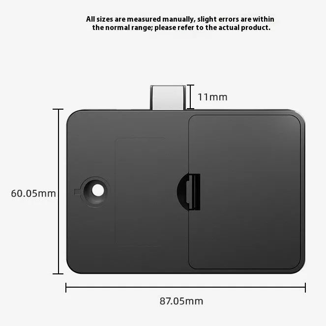 F079 electronic drawer lock with removable card and key for wardrobes and safes