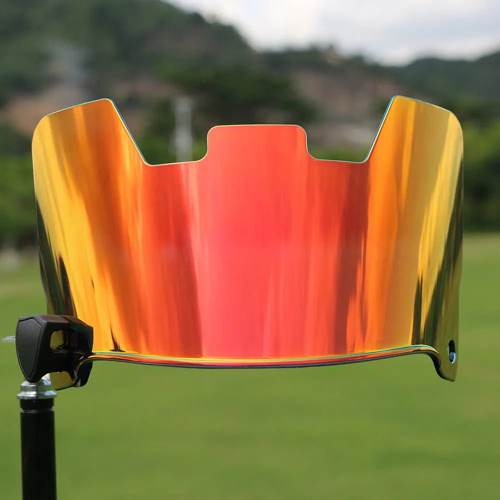 Rugby helmet goggles for American style helmets with multicolour options and tool-free installation