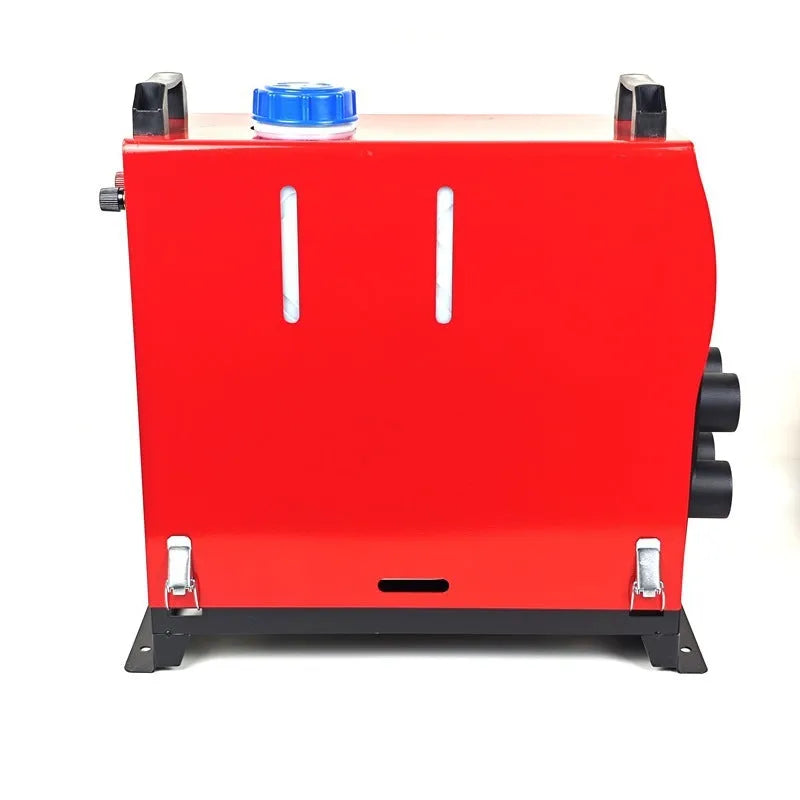 Red vertical integrated diesel parking heater for car warm air blower 12V/24V
