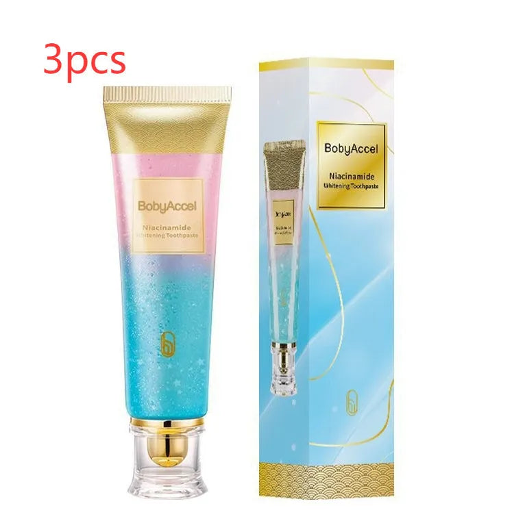 100g tube of nicotinamide whitening toothpaste for adult oral care with cleaning and brightening functions