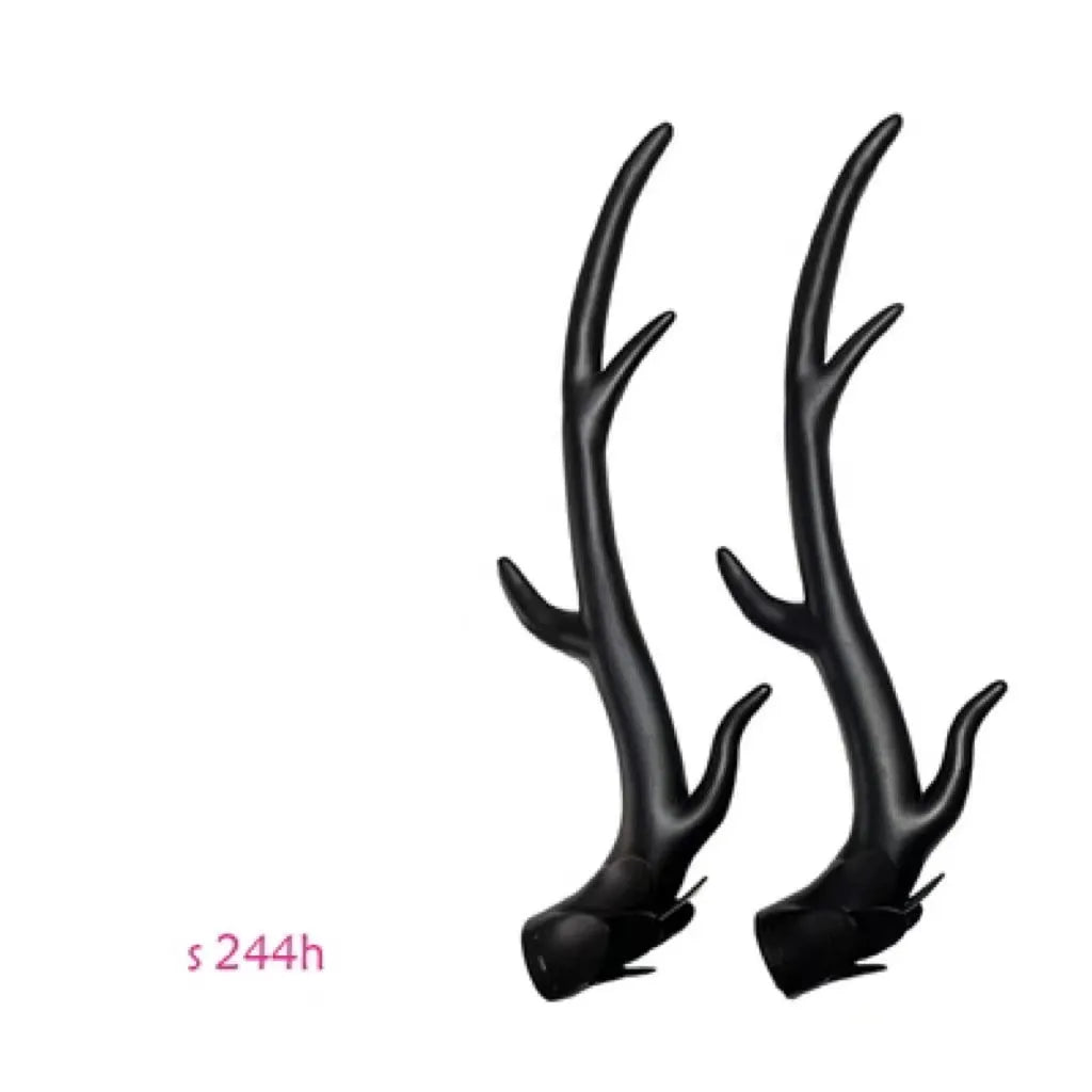 Resin dragon horn helmet decorations for motorcycle and scooter customisation in multiple colours