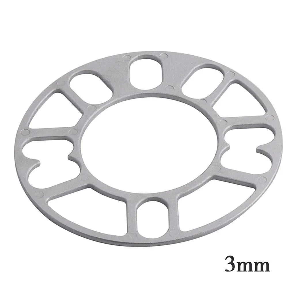 Automotive wheel hub widening gasket spacer in 3mm 5mm 8mm 10mm thickness options for brake clearance
