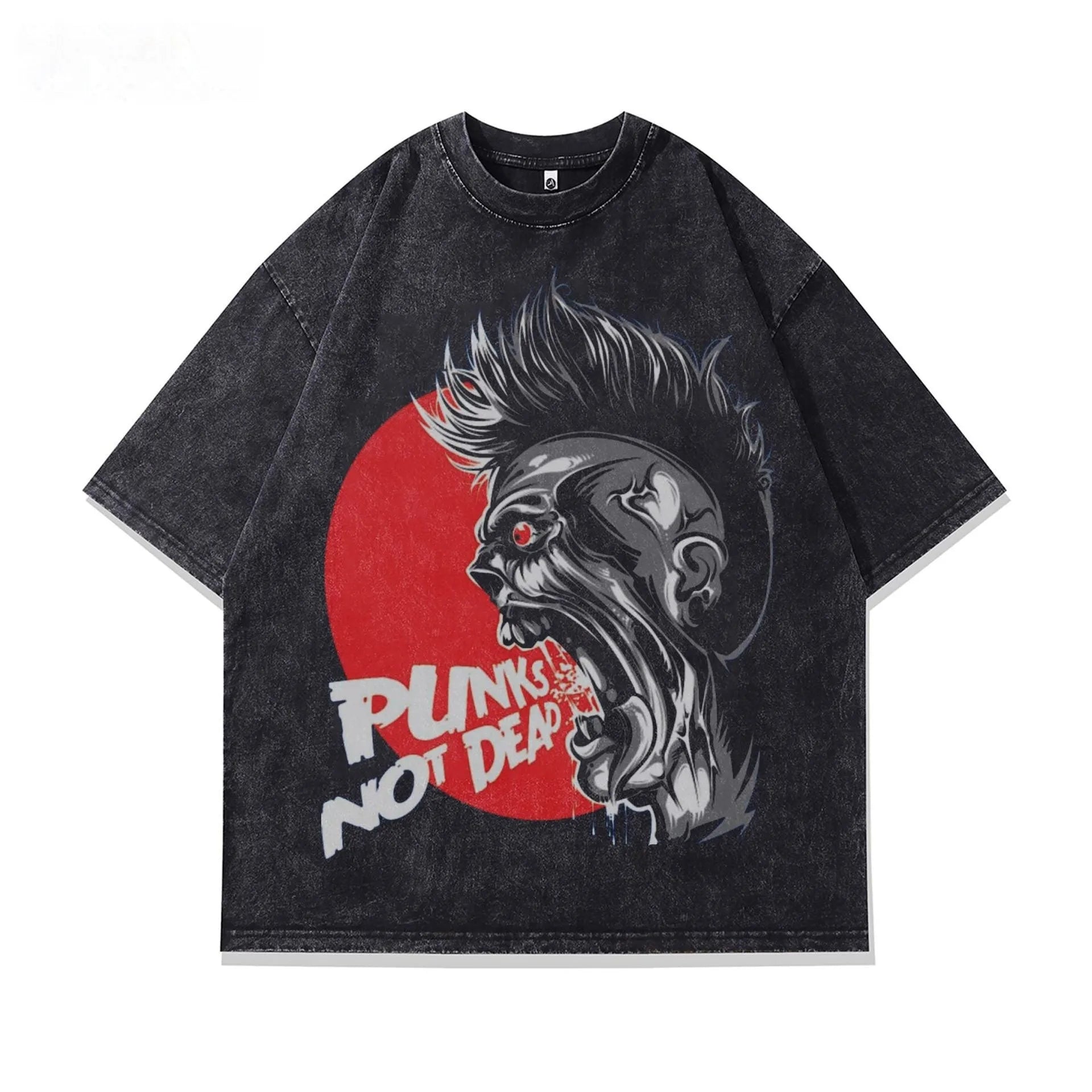 Men's character print short sleeve summer t-shirt in pure cotton loose fit