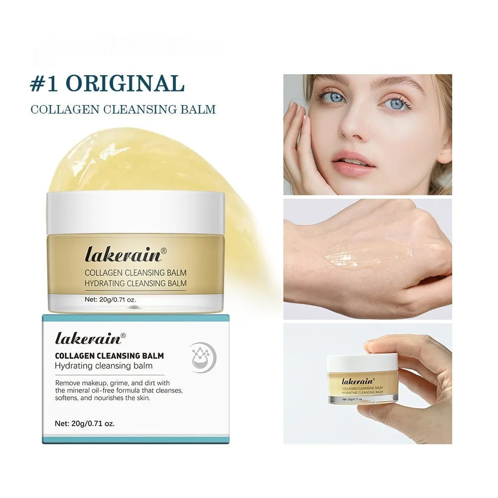 Rose fragrance makeup remover cleansing cream in 20g size with three variant options