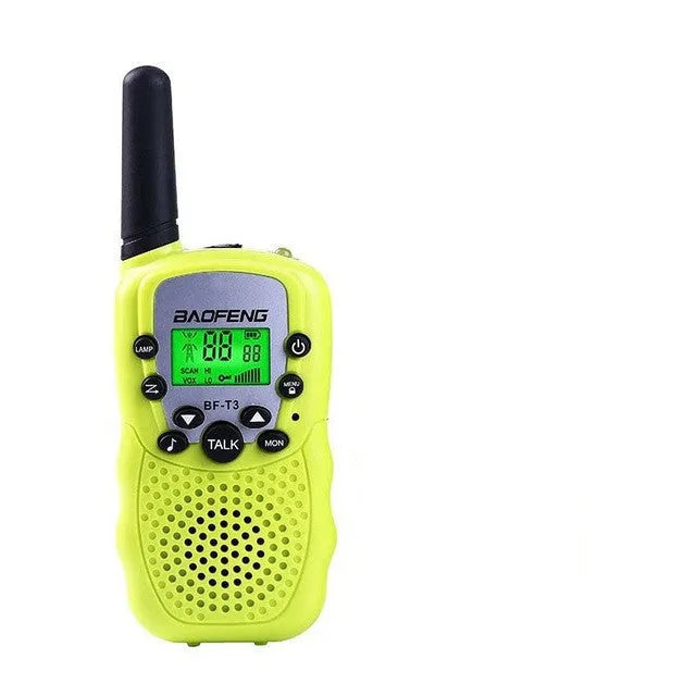 Children's walkie talkie in selected colour with 22-channel display and handheld design