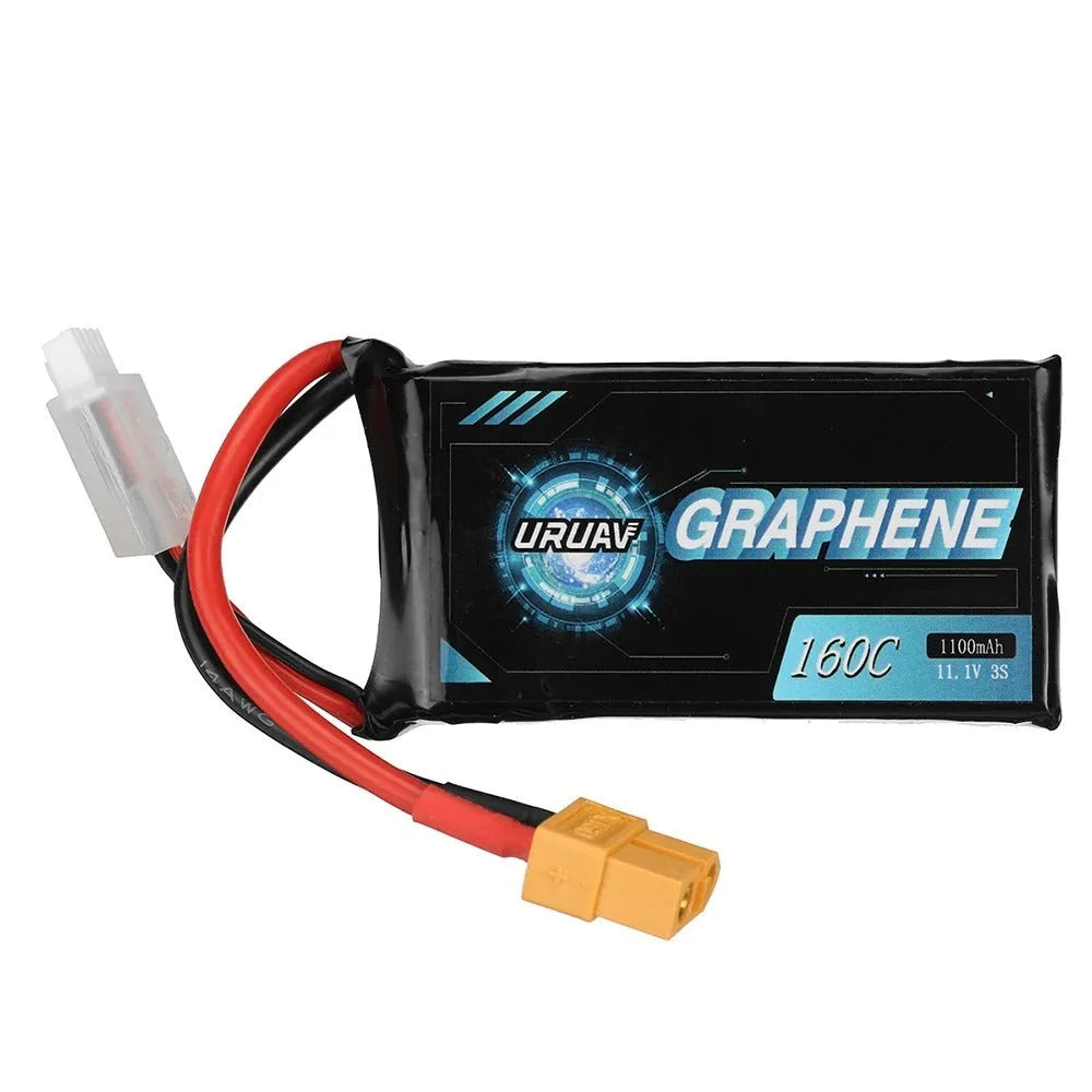 7.4V 1200mAh RC lithium battery showing 15x36x70mm dimensions for model vehicles