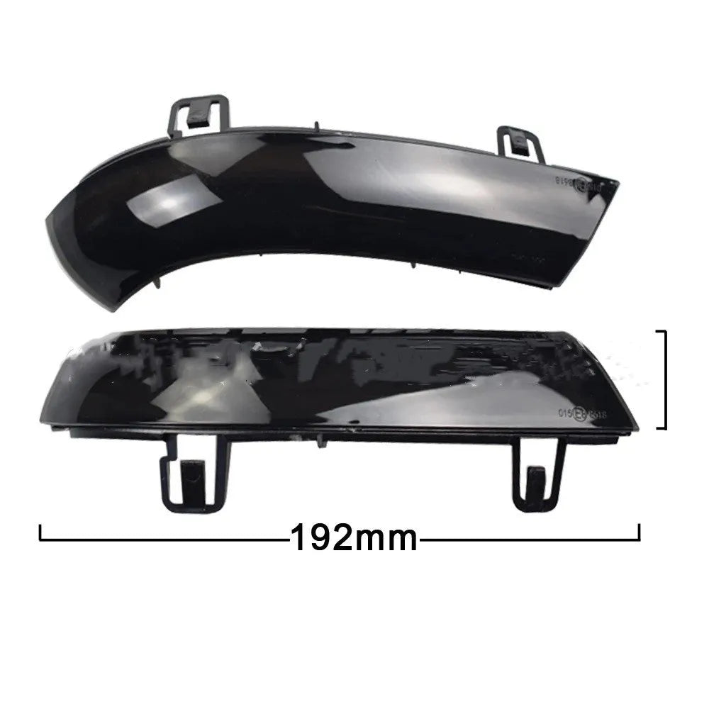 L-V-01 model running water turn signal light for Volkswagen Golf MK5, made from black ABS plastic.