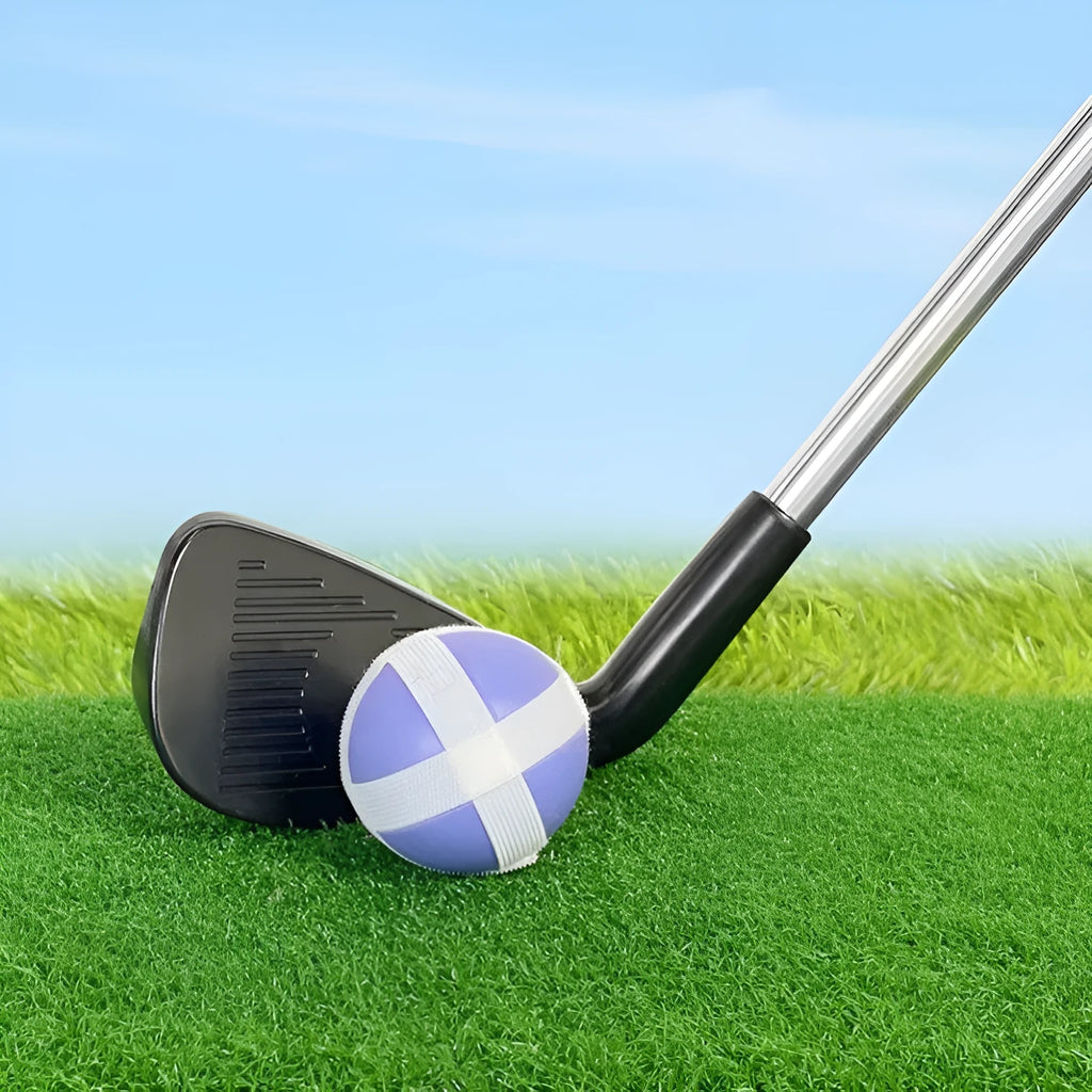 Metal golf club for children and adults used as outdoor parent-child sports toy
