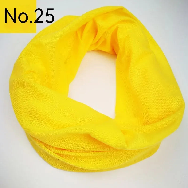 Seamless polyester magic headscarf for outdoor sports in multiple colour options