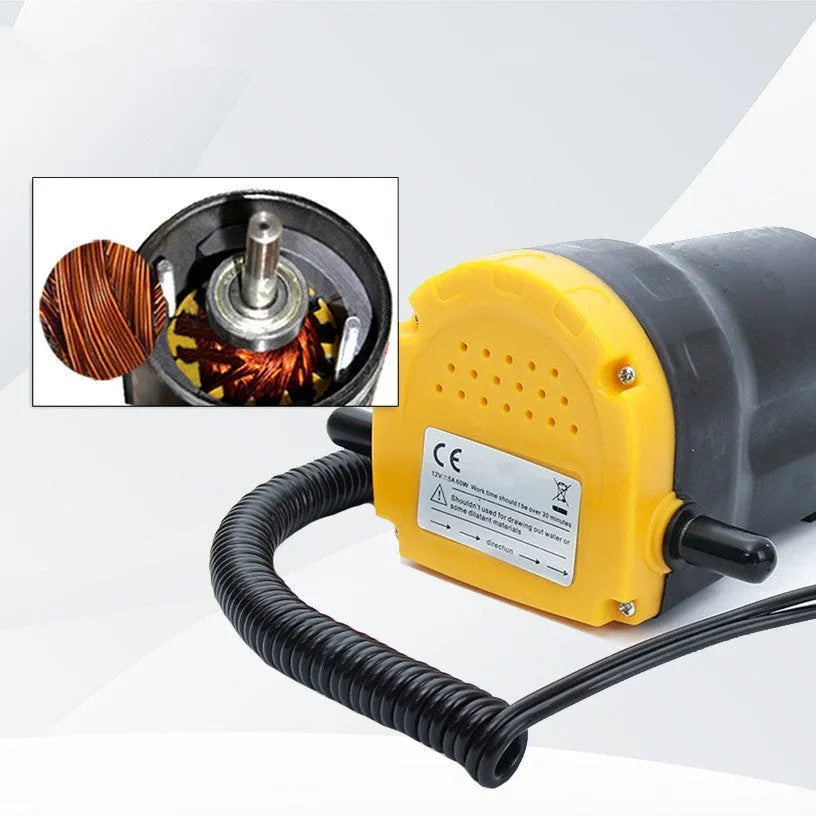 12V electric self-priming oil gear pump with engineered plastic body