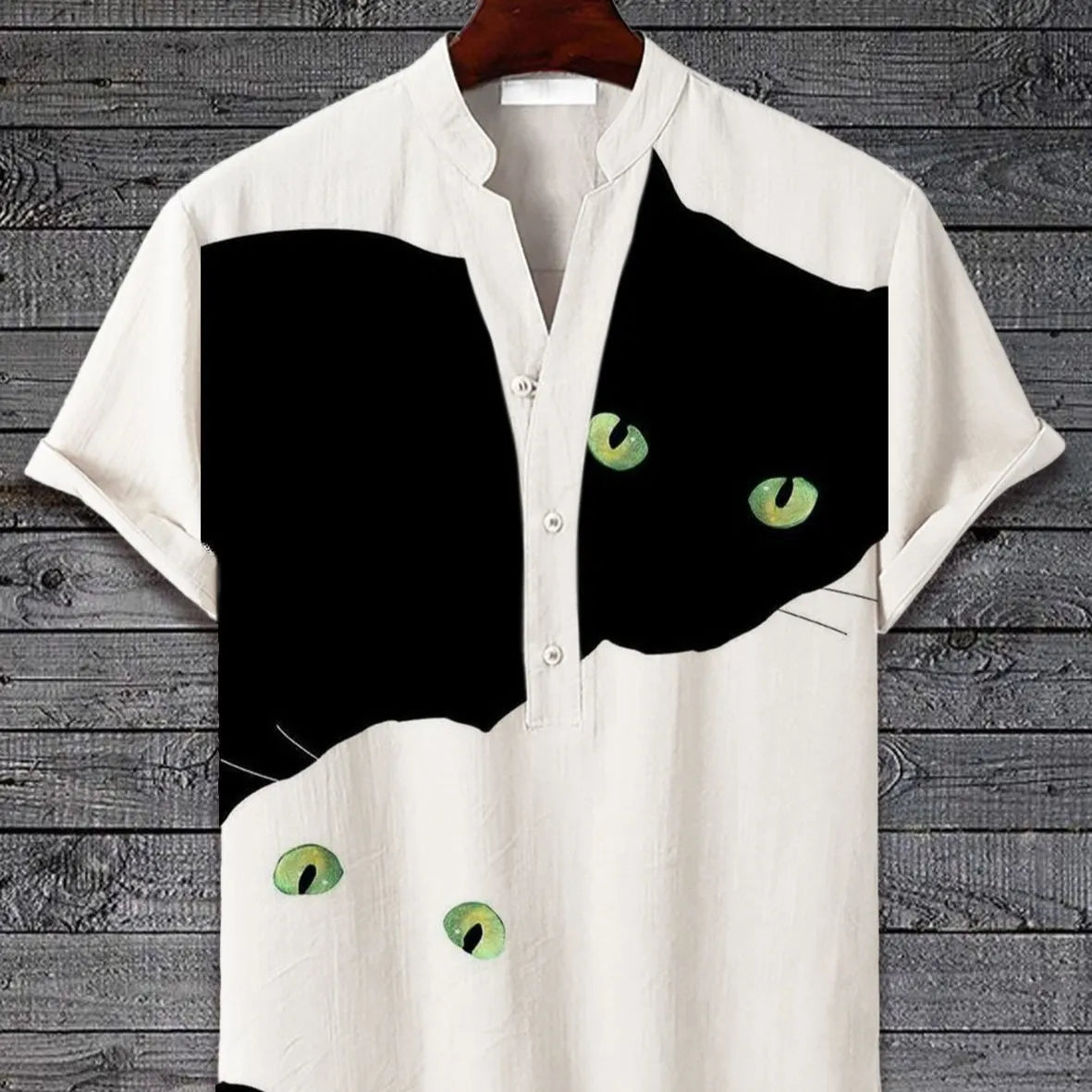 Short sleeve grey t-shirt featuring a colourful 3D digital tiger graphic print on the front.