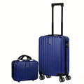 Aluminium alloy travel trunk set with 14-inch and 20-inch sizes for men's business trips