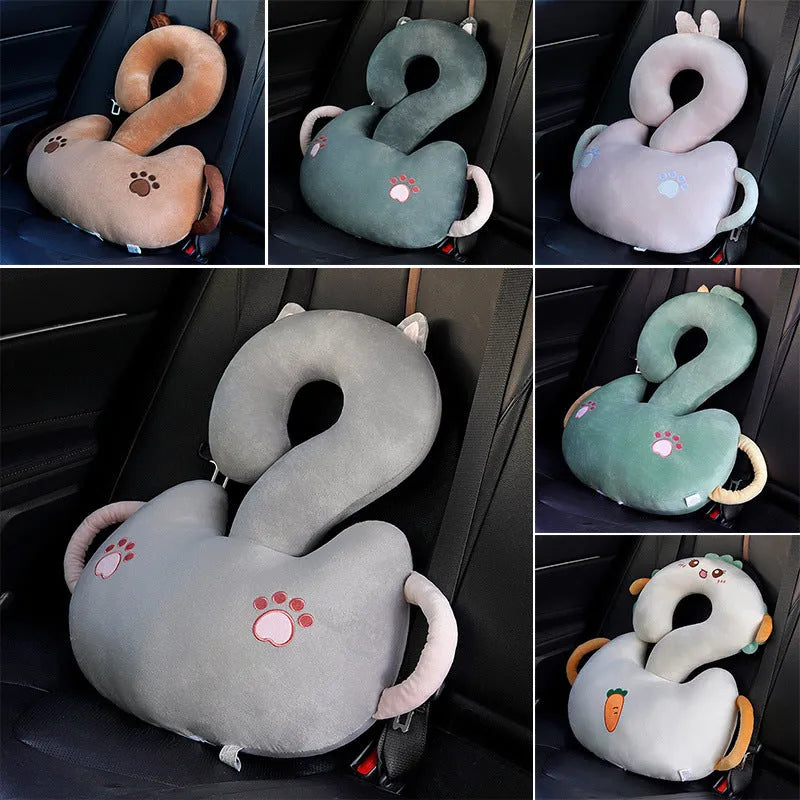 65x65cm cartoon animal design cushion pillow on a sofa