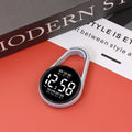 Digital LED wristwatch with luminous display and plastic strap in various colour options