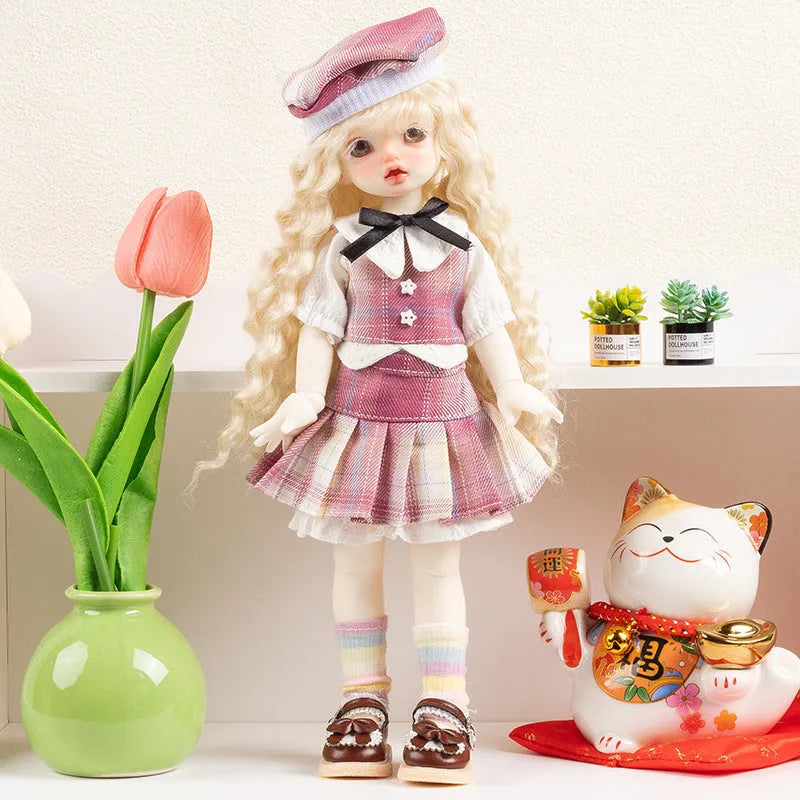 French doll dress-up clothes in 11 colour themes including rococo, caramel pudding, and bear infested designs