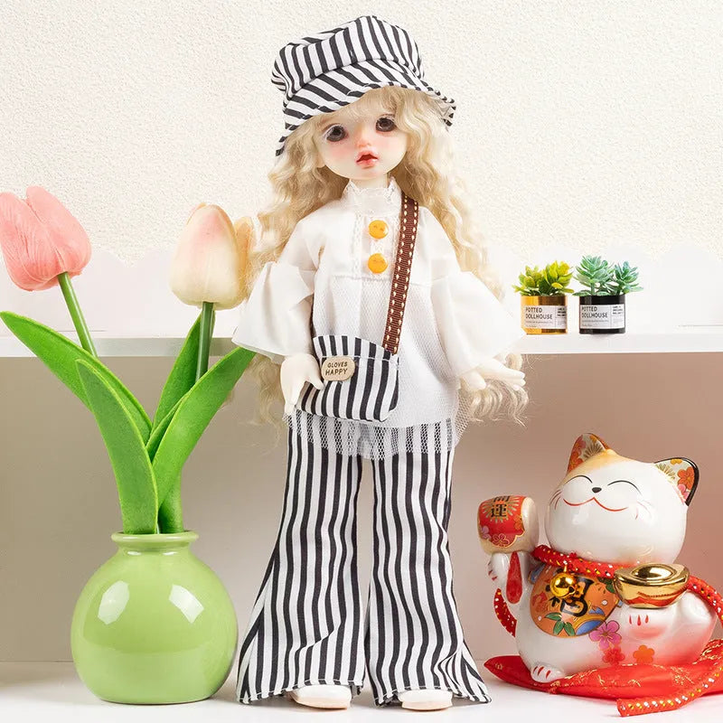 French doll dress-up clothes in 11 colour themes including rococo, caramel pudding, and bear infested designs
