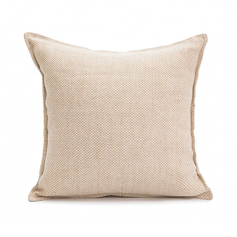 Solid colour sofa cushion with PP cotton filler in 45x45cm coreless size on a living room chair
