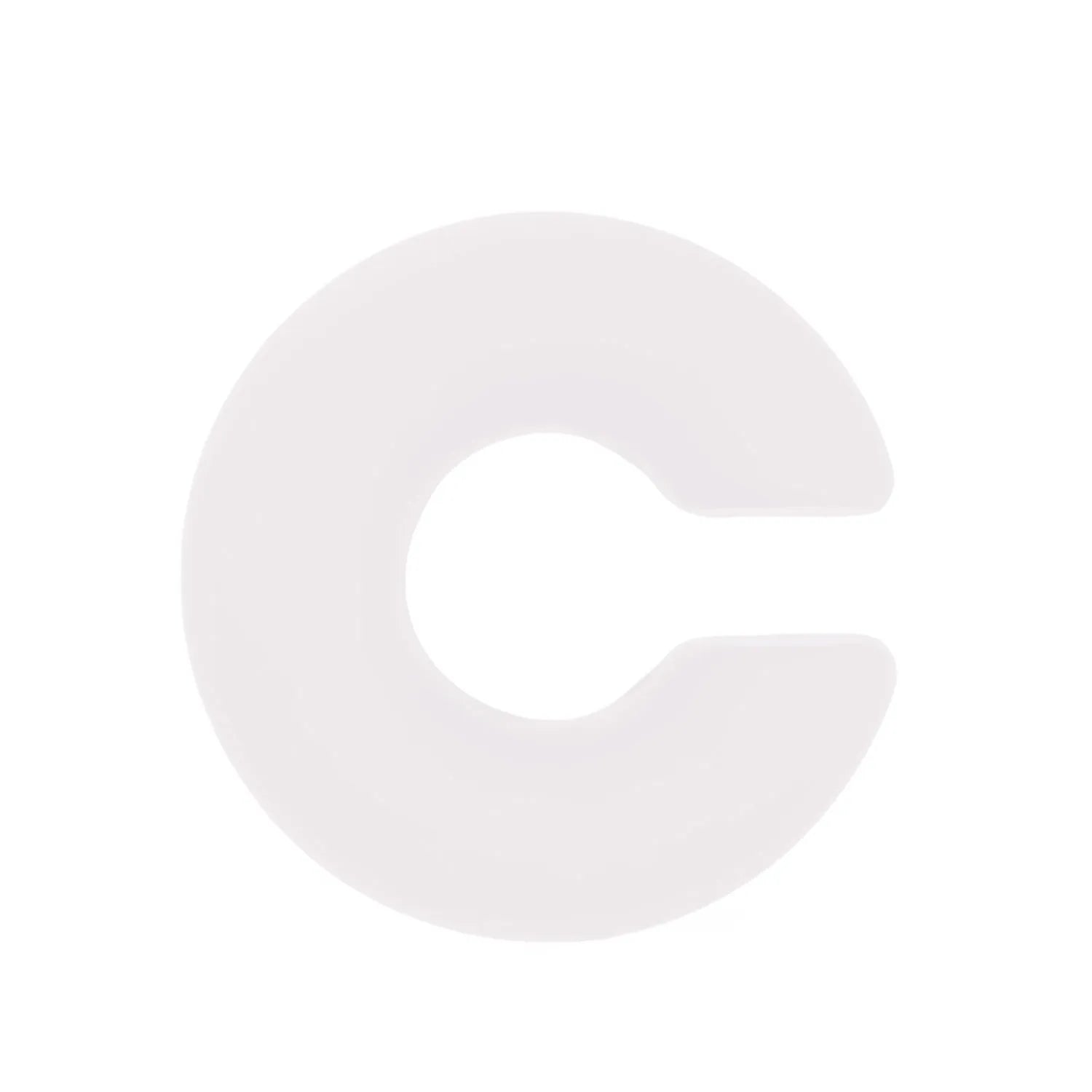 Round C-shaped matte finish clip-on earrings for women in various candy colours