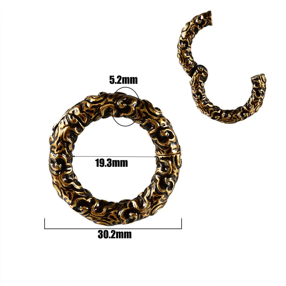 Fashion stainless steel earrings with totem patterns in multiple style options