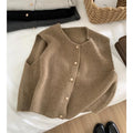 Half-sleeve polyester pullover in six colours including smoky grey and apricot for casual and commute wear