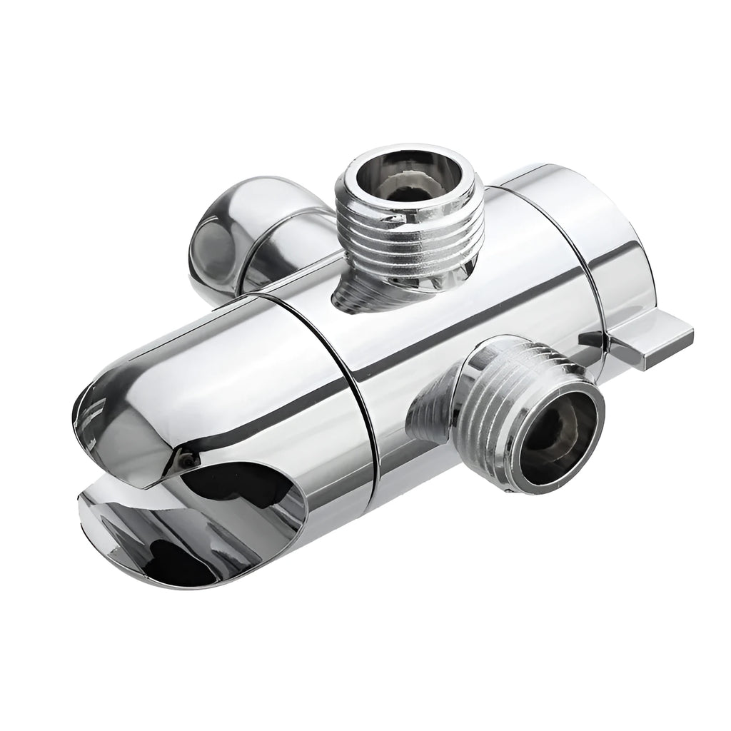 Copper shower water distributor with metal joint connection for multiple shower heads