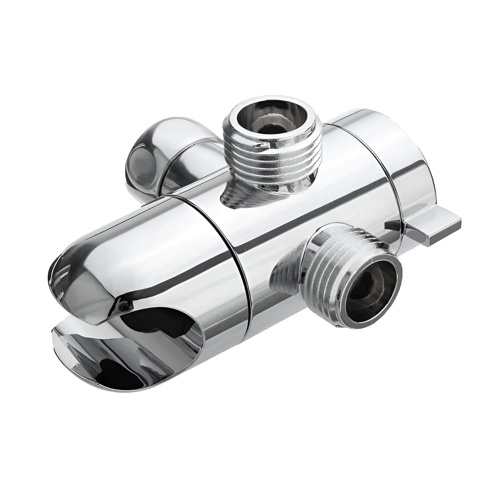 Copper shower water distributor with metal joint connection for multiple shower heads