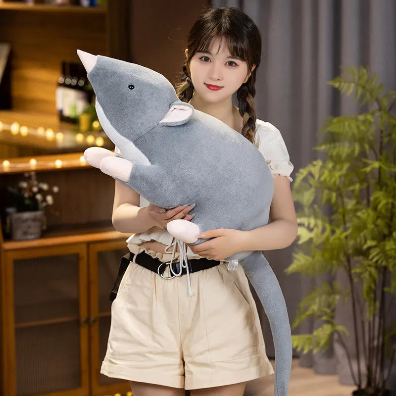Cartoon mouse plush doll in 32cm, 50cm, or 100cm sizes for youth.