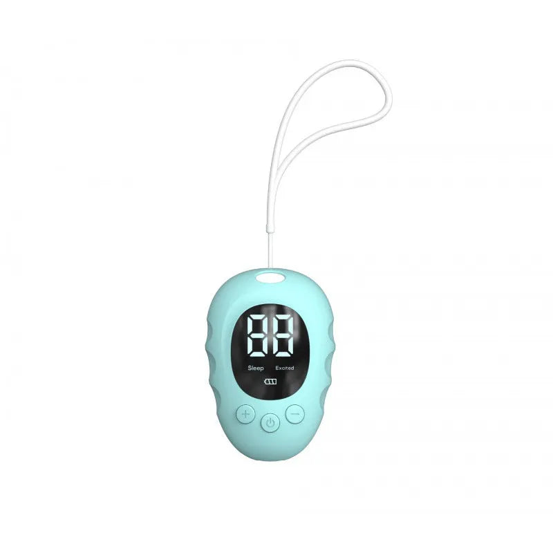 Silicone sleep aid hand grip monitor in black, white or green colour with rechargeable power