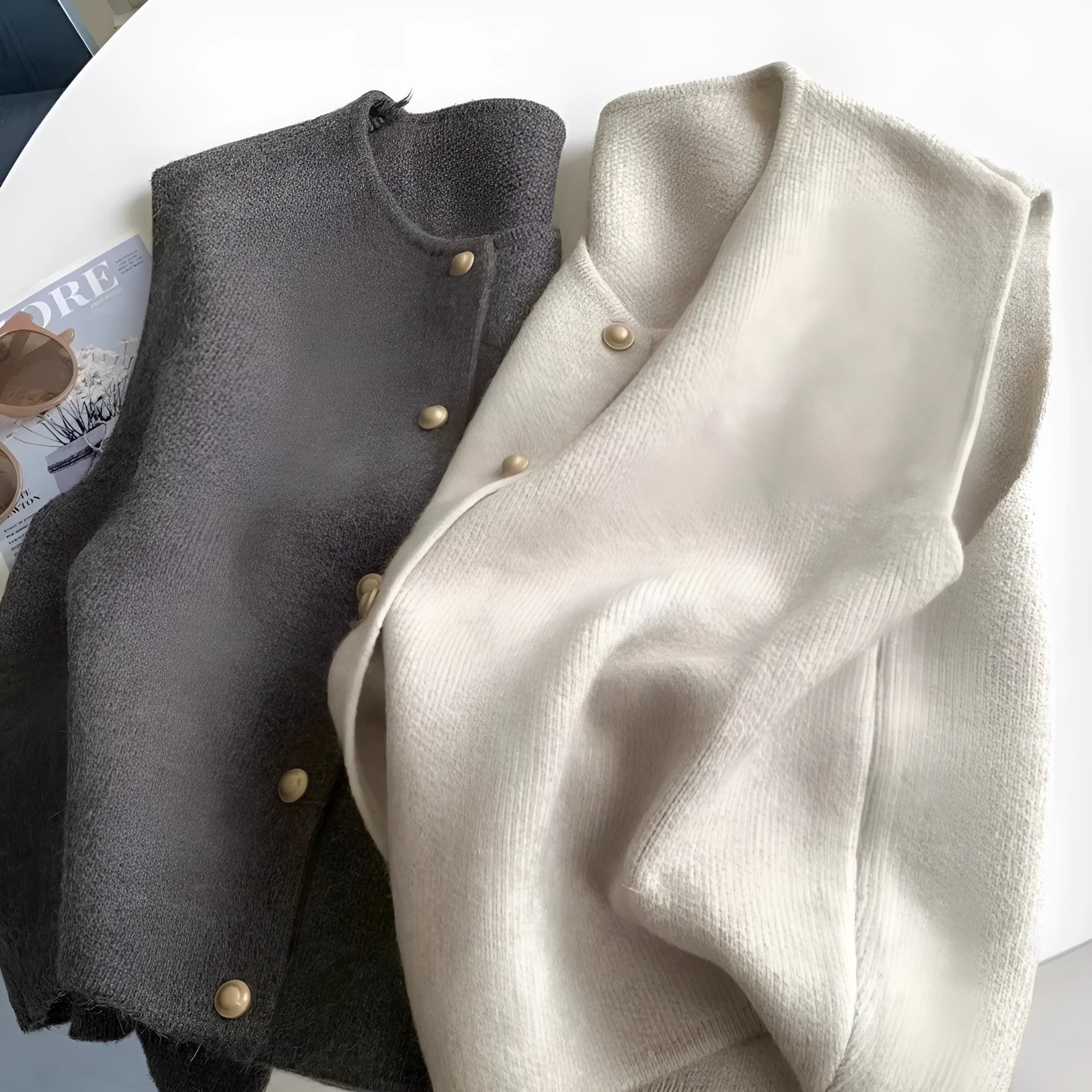 Half-sleeve polyester pullover in six colours including smoky grey and apricot for casual and commute wear