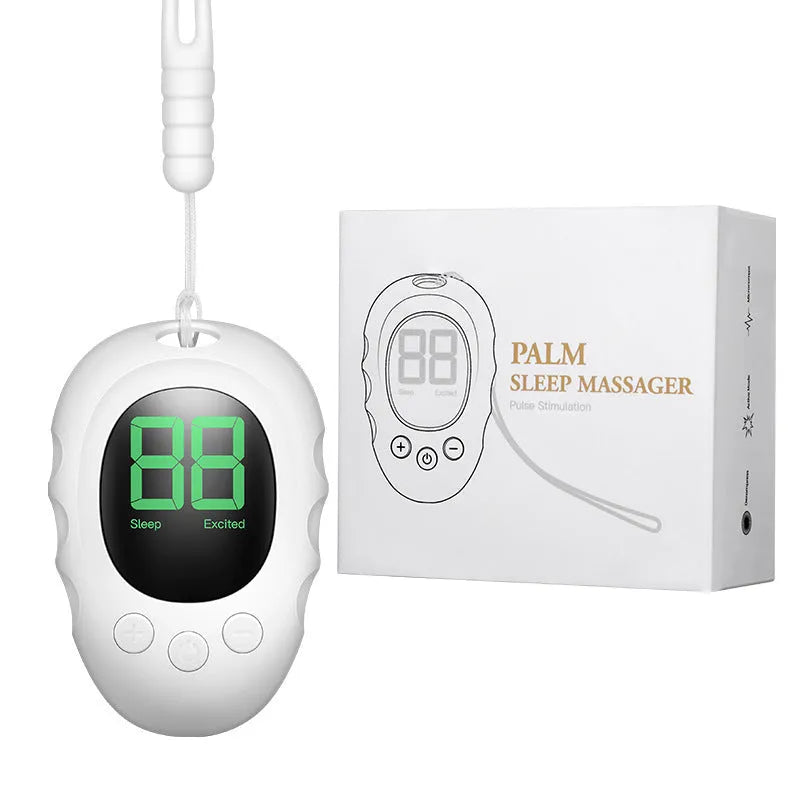 Silicone sleep aid hand grip monitor in black, white or green colour with rechargeable power