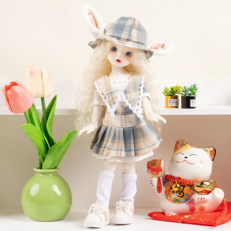 French doll dress-up clothes in 11 colour themes including rococo, caramel pudding, and bear infested designs