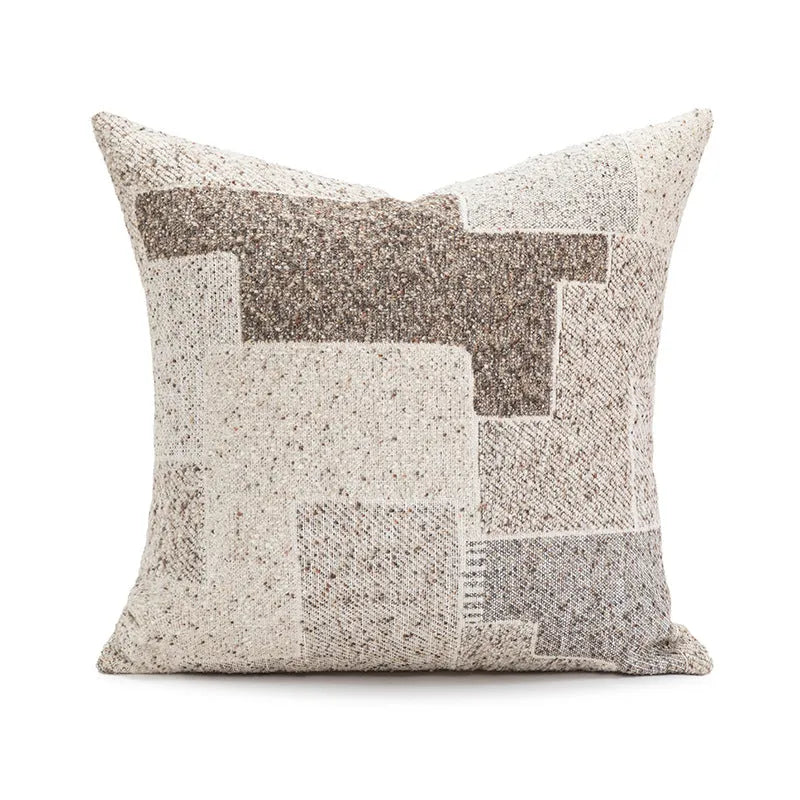 Solid colour sofa cushion with PP cotton filler in 45x45cm coreless size on a living room chair