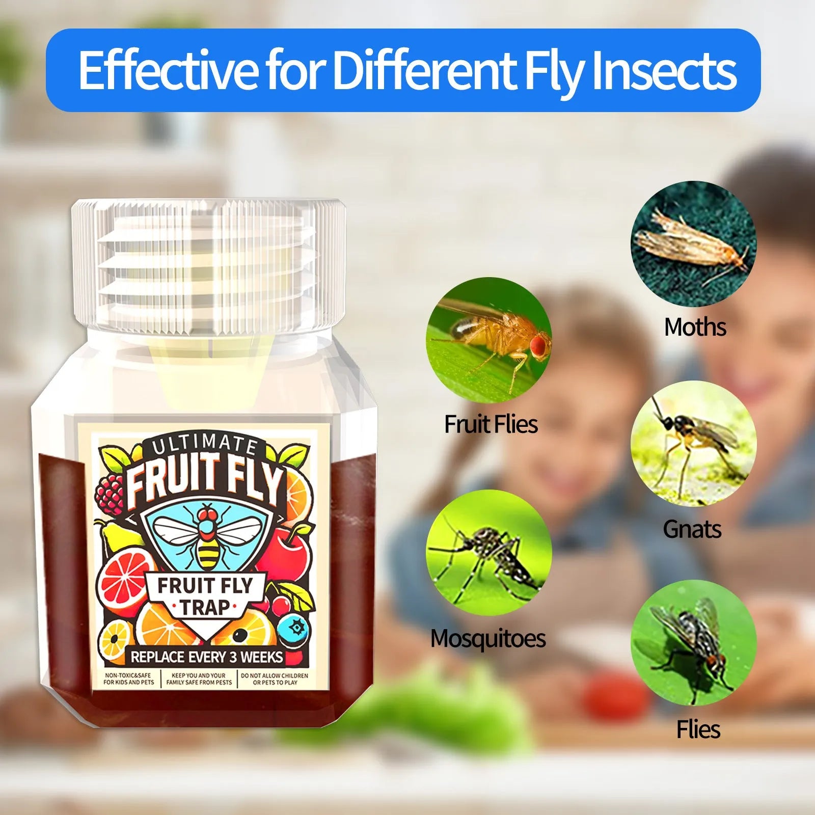 SK003 fruit fly bait liquid bottle with specification options