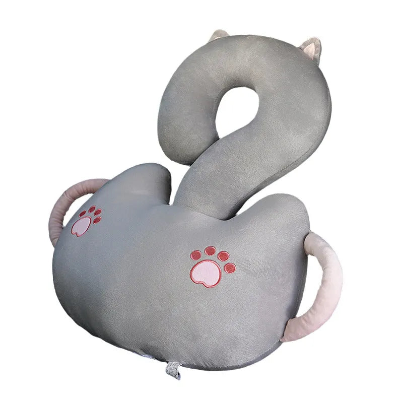 65x65cm cartoon animal design cushion pillow on a sofa